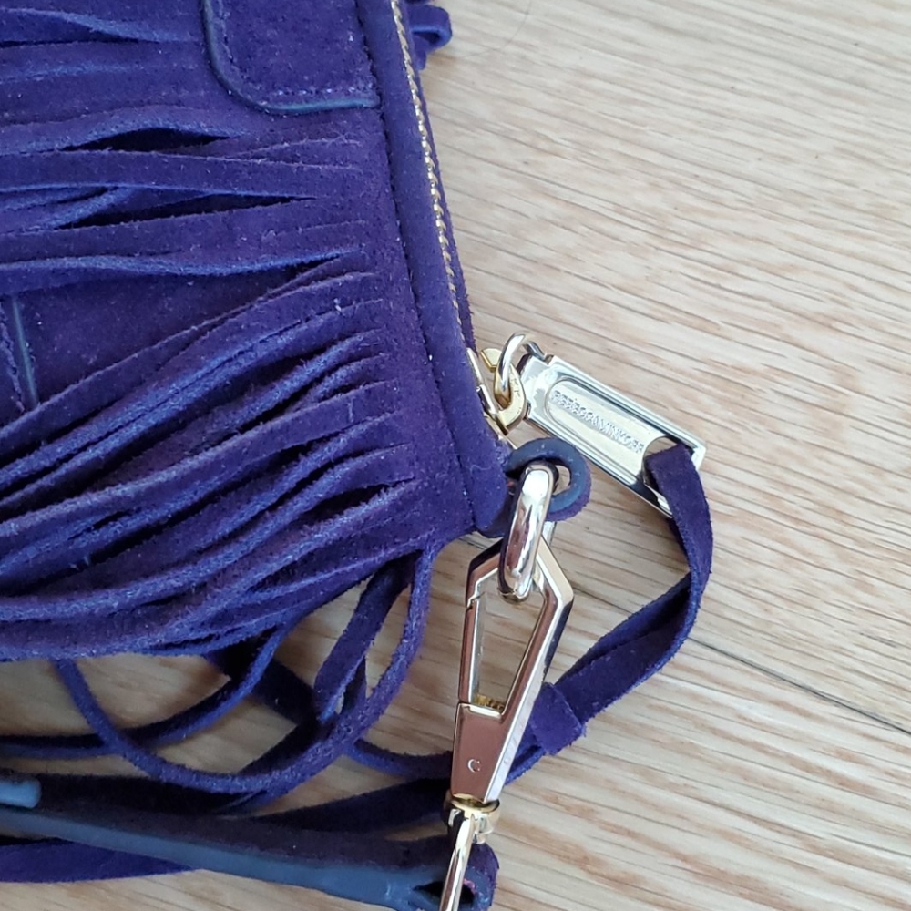 Rebecca Minkoff Finn Suede Fringe Convertible NEW - Picture 6 of 7